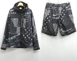 新品登場 セットアップ L SHORTS JACKET PRACTICE WOVEN NIKE FCRB