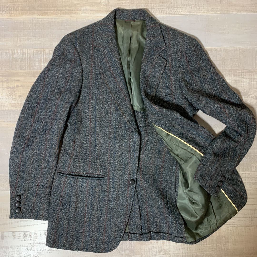 ヤフオク! - 【好配色 クルミ釦】CAMPUS HARRIS TWEED ウール