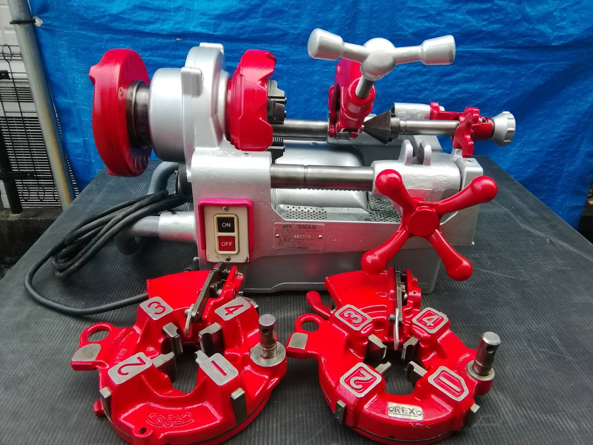 Yahoo!オークション - 機械名 レッキス ねじ切り機 パイプマシン Yahoo!オークション - 機械名 レッキス ねじ切り機 パイプマシン