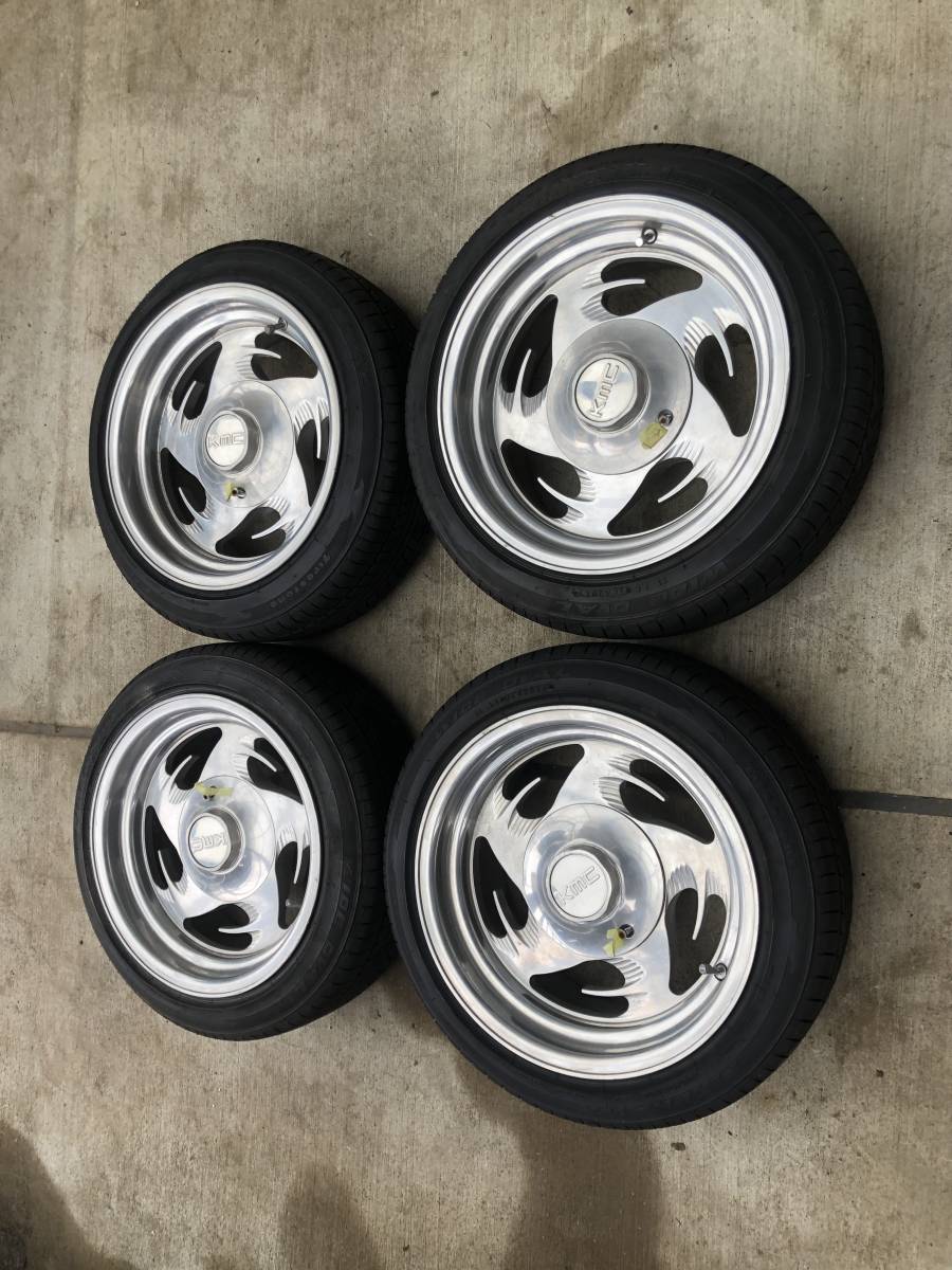 ☆希少☆ KMC ホイール ボイド ビレット 15インチ アメ車 旧車 ☆希少☆ KMC ホイール ボイド ビレット 15インチ アメ車 旧車