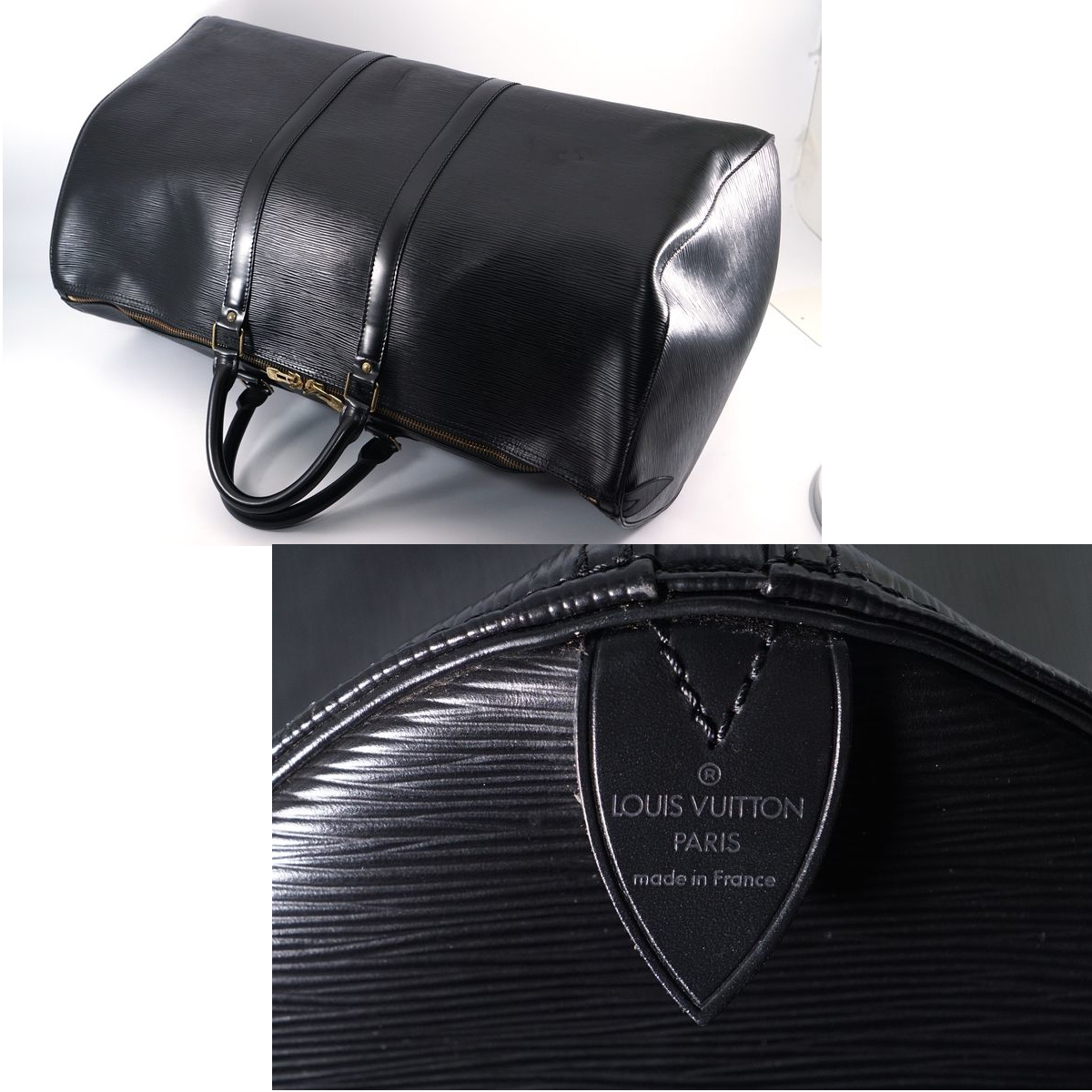 美品】ルイヴィトン Louis Vuitton エピ キーポル55 ボストンバッグ 鞄