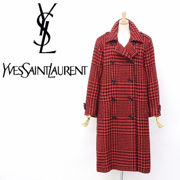ヴィンテージ◇Yves Saint Laurent/イヴサンローラン グレンチェック柄