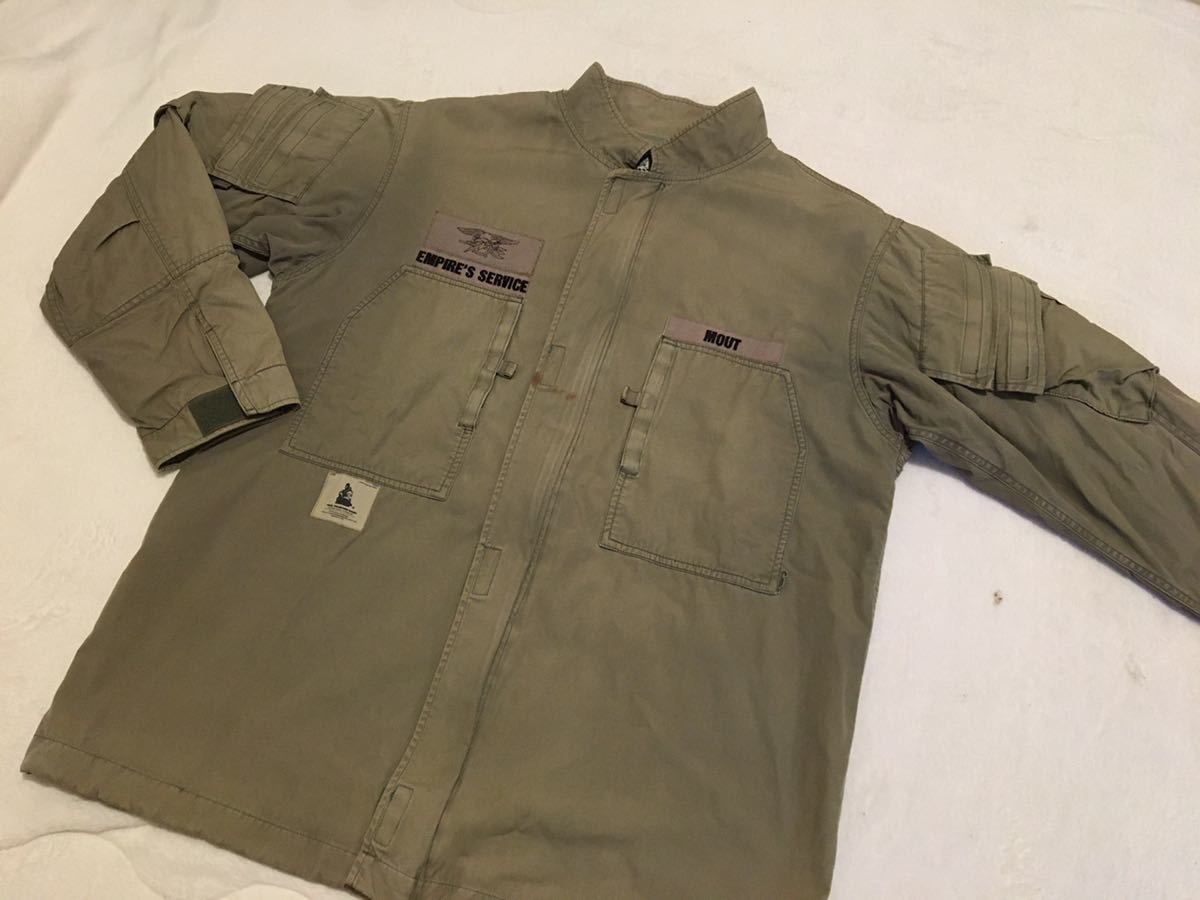 耐熱 二層 足あとぐらす (M) 定価7.5万 1度着用 WTAPS SOUTIENCOLLAR