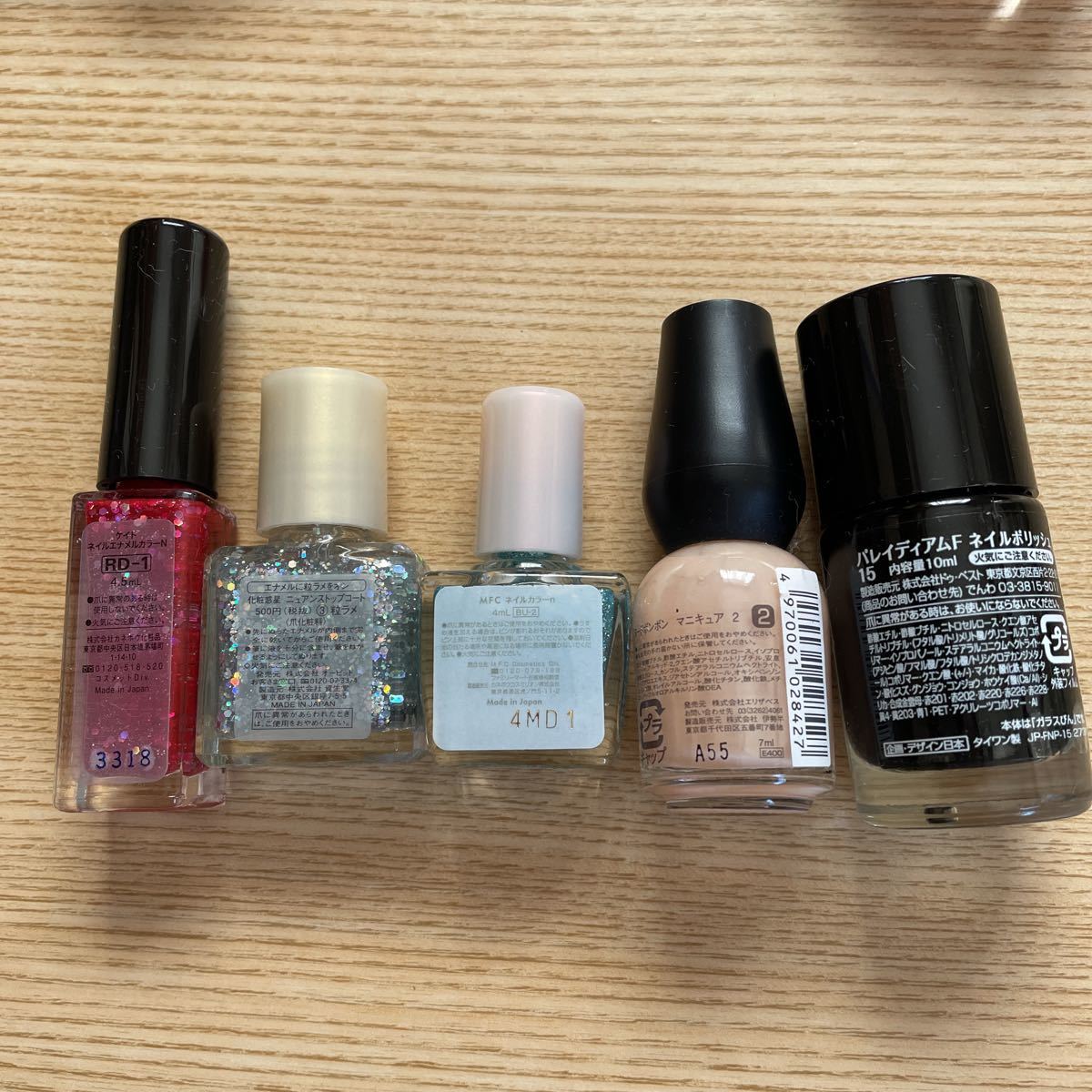  large amount Jill Stuart Anna Sui nail sticker manicure 10 point set nail color nails Rucker nails Ettusais lame pearl pink 