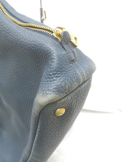 PRADA プラダ ハンドバッグ トートバッグ 金具 ブルー ユニセックス
