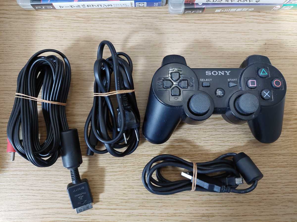 PS3本体+ソフト47枚セット/アンチャーテッド/龍が如く/三國無双