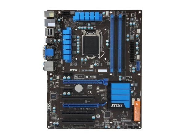 【日本産】 LGA Z77A-G43 MSI 1155 Motherboard Intel ATX 6Gb/s SATA Z77 Intel MSI