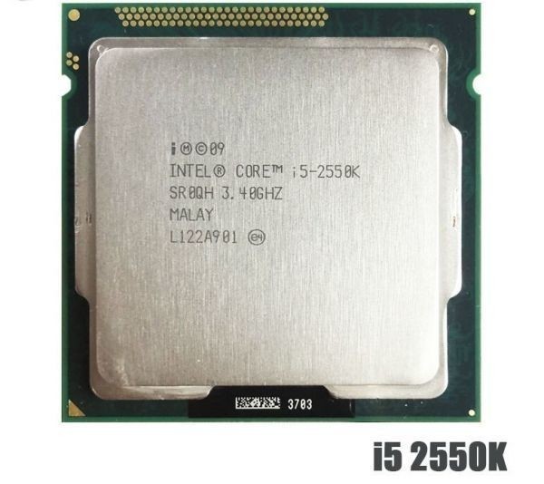 Intel Core i5-2550K SR0QH 4C 3.4GHz 6MB 95W LGA1155 CM8062301213000_画像1