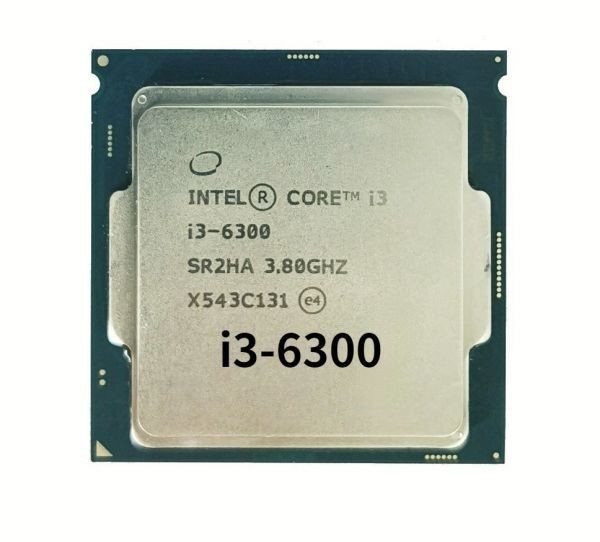 Intel Core i3-6300 SR2HA 2C 3.8GHz 4MB 51W LGA1151 BX80662I36300