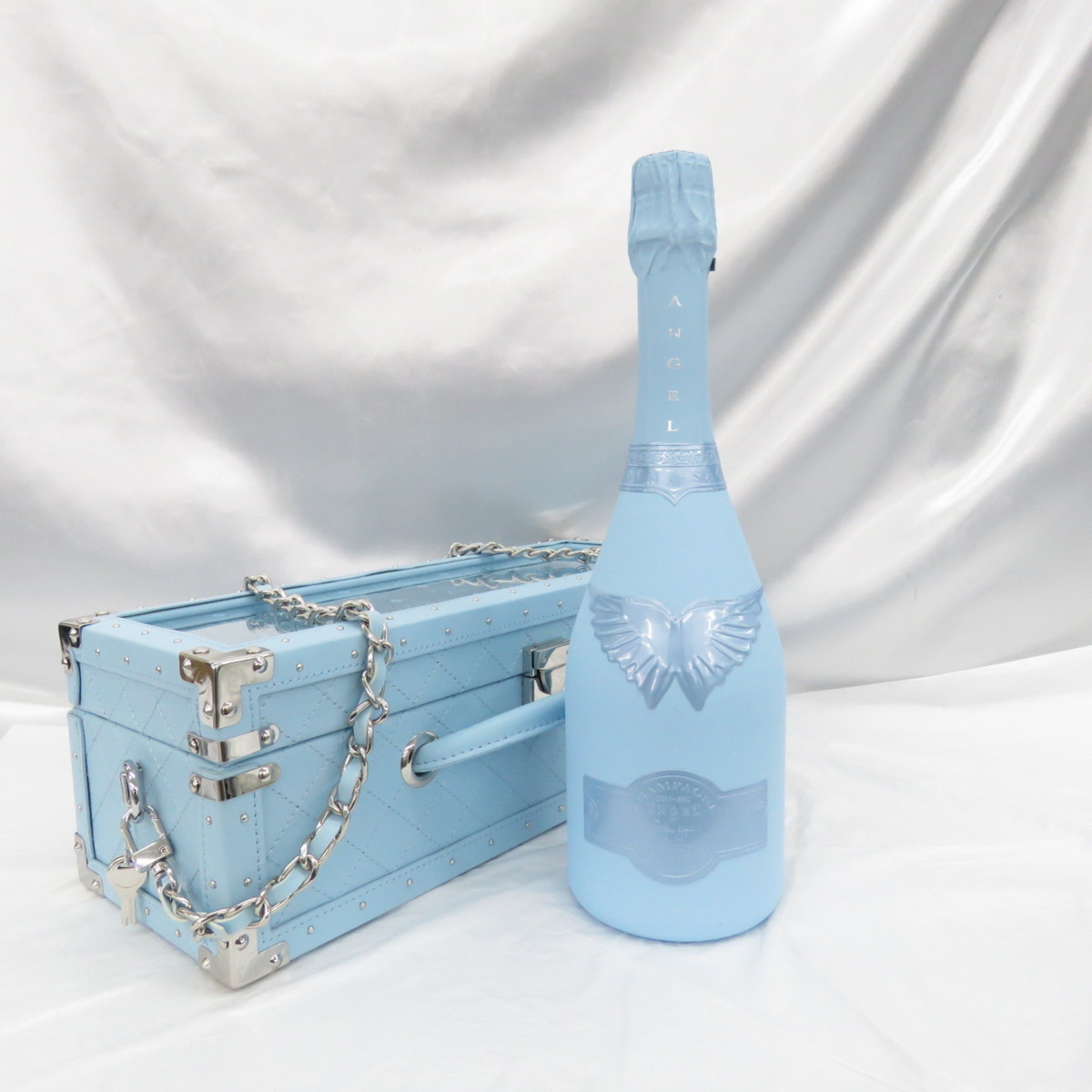 未開栓】ANGEL エンジェル ドゥミセック ブルー シャンパン 750ml 12.5