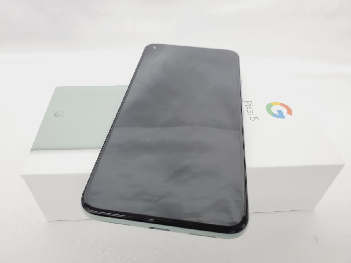 美品】国内版SIMフリー スマートフォン Google Pixel 5 5G 128GB G5NZ6