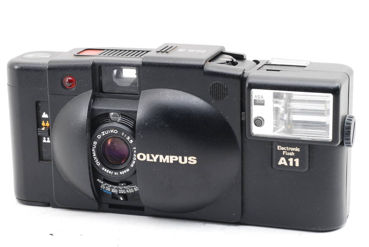 得価大特価 OLYMPUS XA コンパクトフイルムカメラ A11フラッシュ付き aECu1-m70588997924 