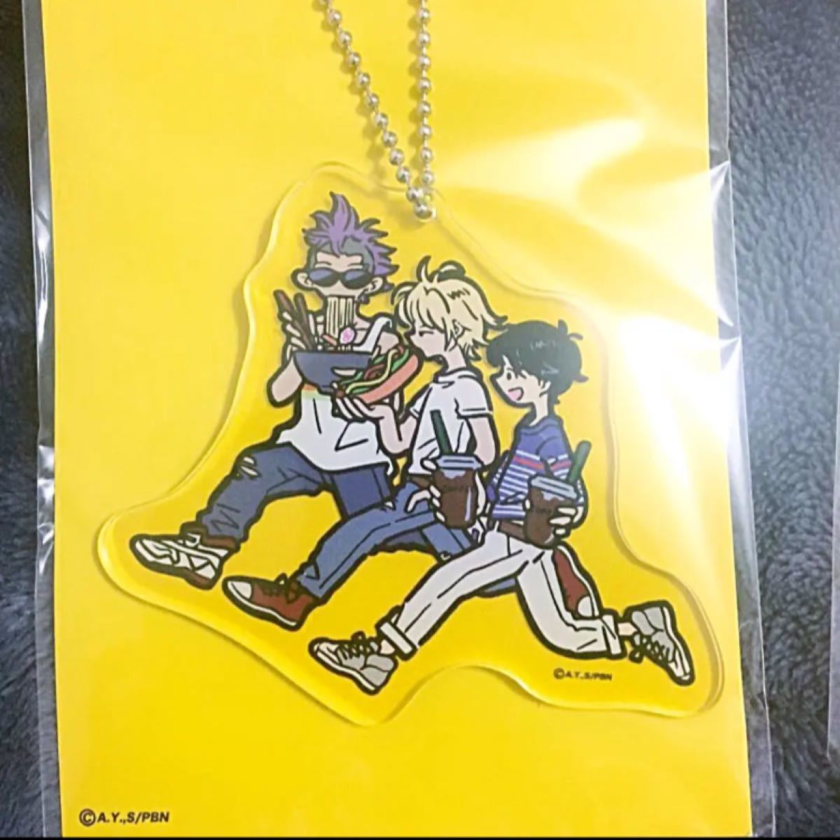 バナナフィッシュ cafe＆bar  アクリルキーホルダー　アクキー  BANANA FISH  アッシュ 英二 ショーター　大阪