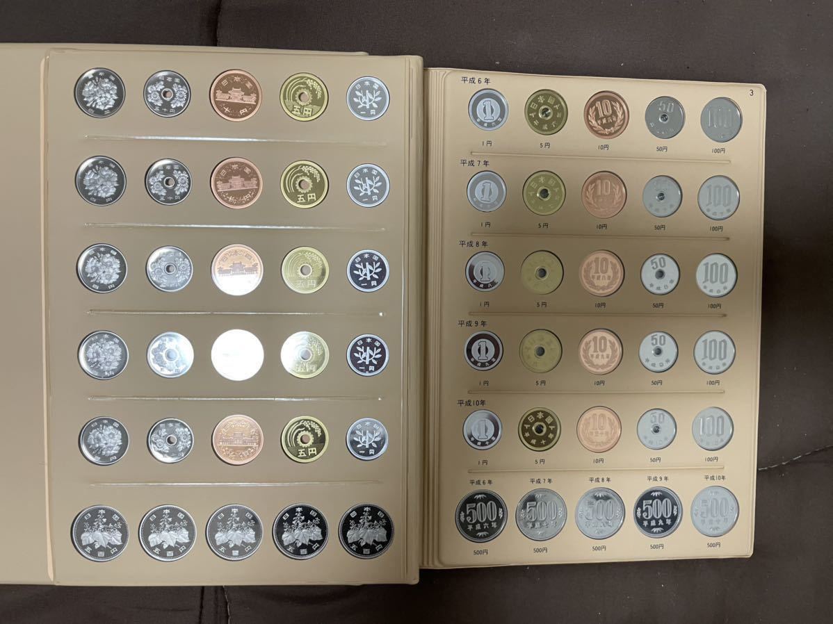 プルーフ貨幣 平成元年から平成28年まのプルーフ硬貨のコインアルバム