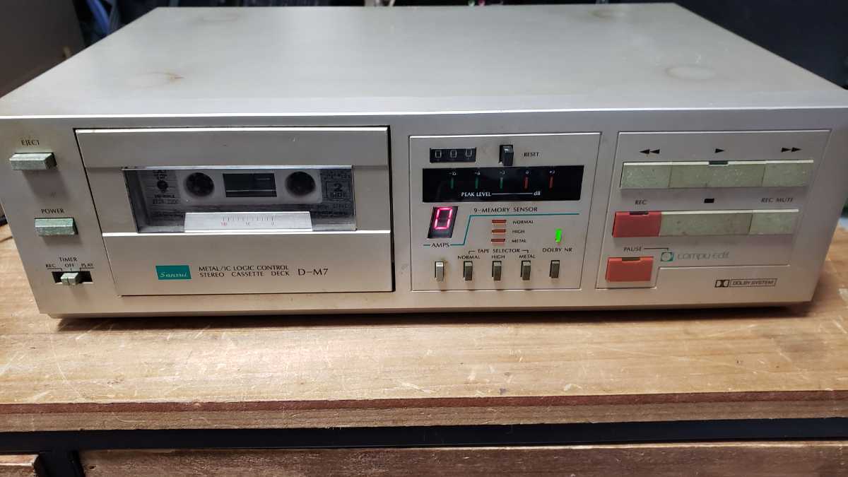 Yahoo!オークション - SANSUI 山水 カセットデッキ D-M7 ジャンク Yahoo!オークション - SANSUI 山水 カセットデッキ D-M7 ジャンク
