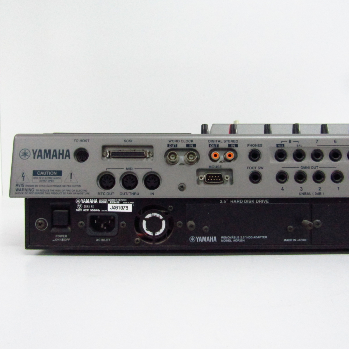 YAMAHA ヤマハ マルチトラックレコーダー AW4416 ※ジャンク品 〓3410 YAMAHA ヤマハ マルチトラックレコーダー AW4416 ※ジャンク品 〓3410