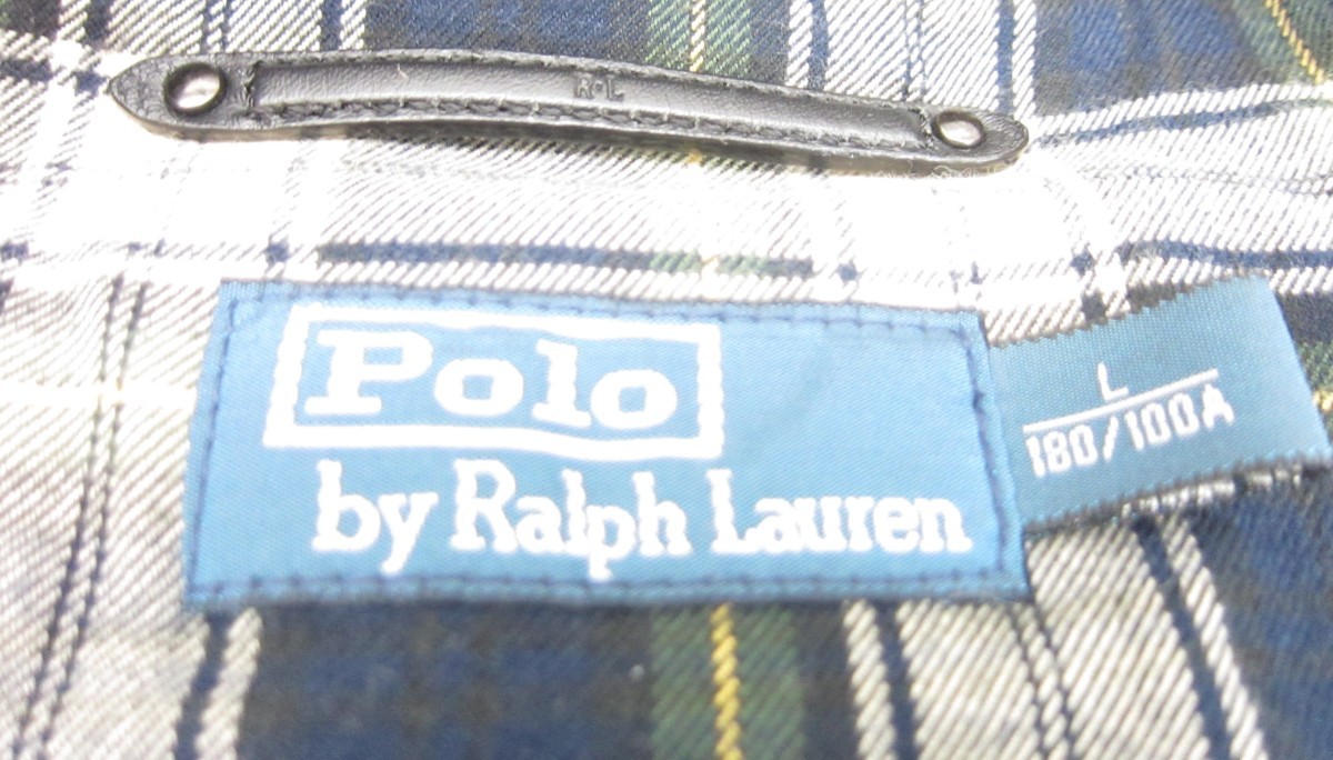 Polo Ralph Lauren ポロラルフローレン キルティング ジャケット 襟コーデュロイ SIZE:L メンズ 衣類 □UF3316_画像5