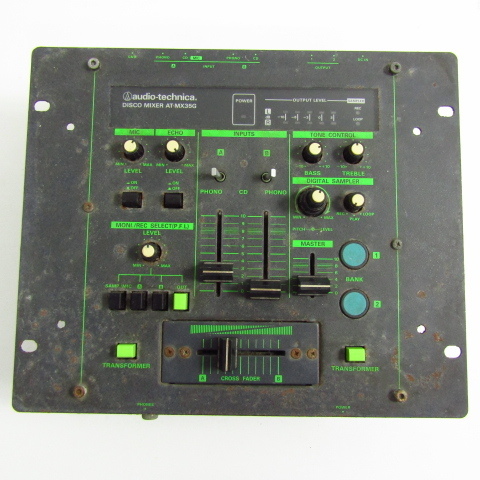 AUDIO TECHNICA AT-MX100 ディスコミキサー Yahoo!オークション - audio-technica Disco mixer AT-MX35G DJ