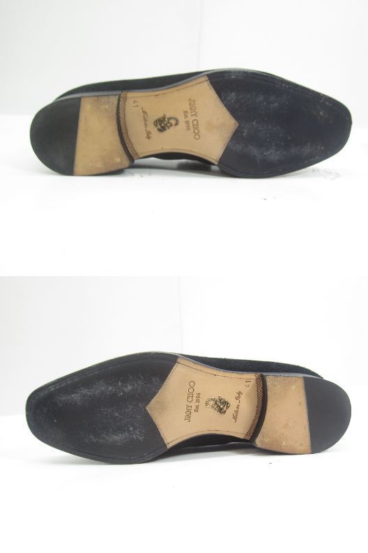 JIMMY CHOO スウェードタッセルローファー smcint.com