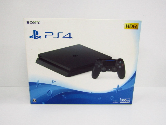 PlayStation 4 ジェット・ブラック 500GB CUH-2100A B01▽A6790 www