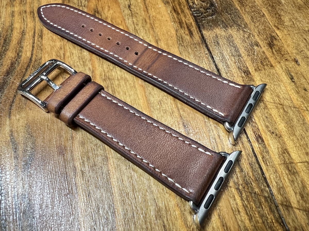 即決 Apple watch HERMES 41mm 40mm 38mm シンプルトゥール レザー