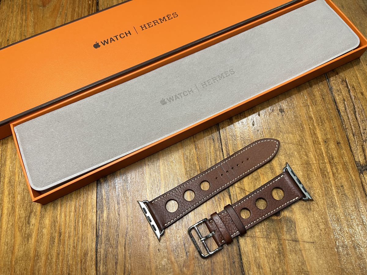 純正 正規品 Apple watch HERMES ラリー バレニア フォーヴ 45mm 純正 正規品 Apple watch HERMES ラリー バレニア フォーヴ 45mm