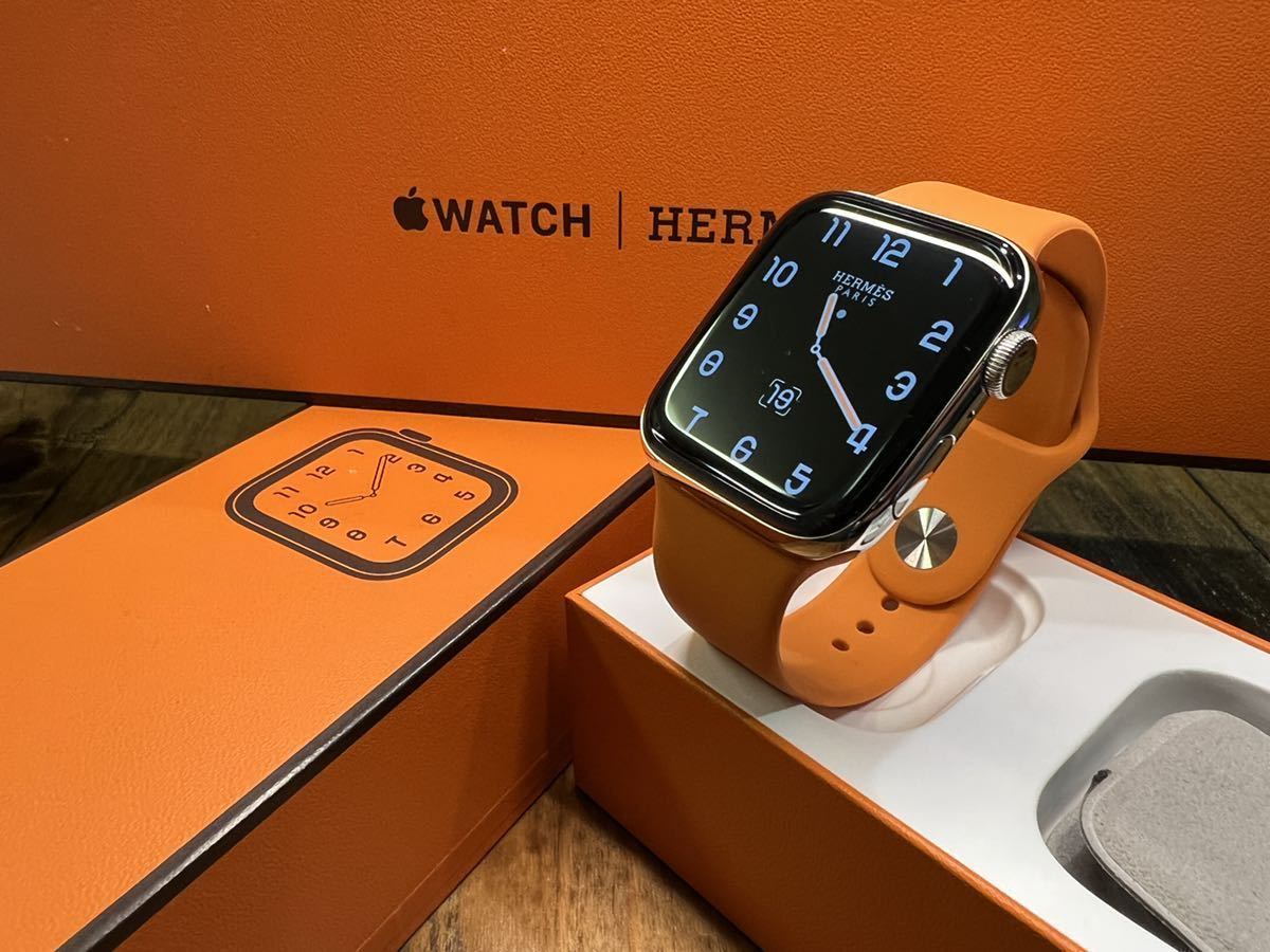 即決 美品 ケア Apple watch エルメス シリーズ5 アップルウォッチ