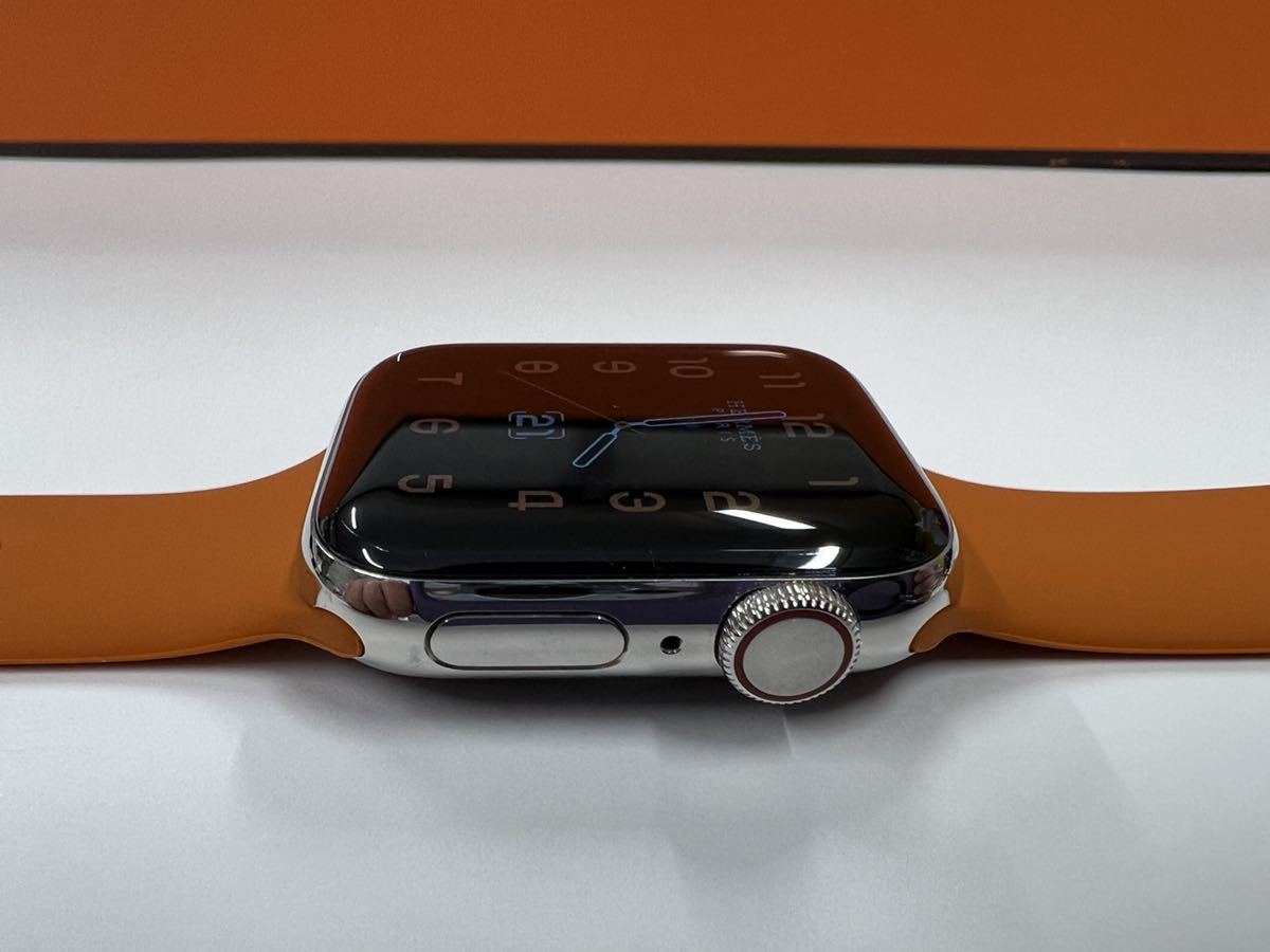 即決 美品 Apple watch エルメス シリーズ5 アップルウォッチ HERMES Series5 40mm ステンレス GPS+Cellular 293