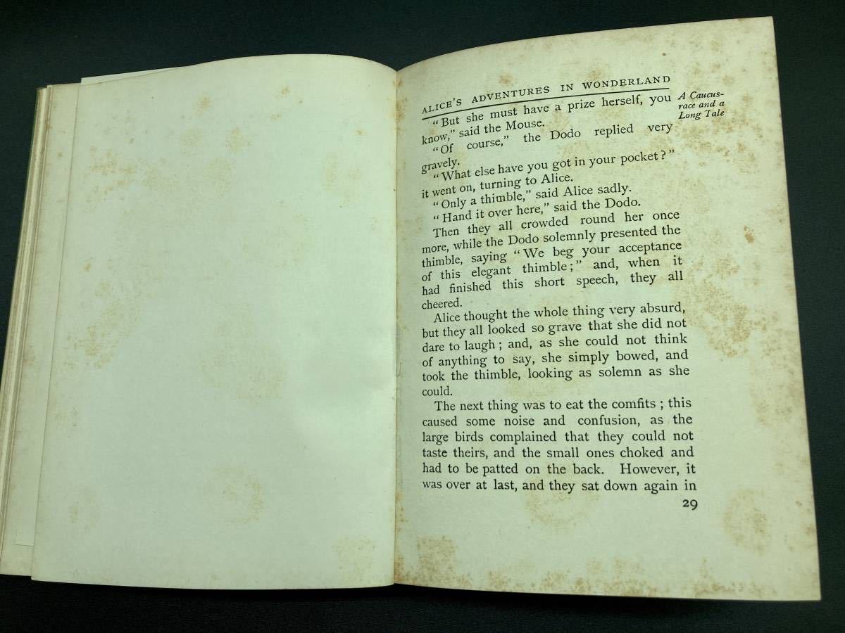 ☆ヤフオク初出品!超貴重古書☆不思議の国のアリス Alice's ☆ヤフオク初出品!超貴重古書☆不思議の国のアリス Alice's