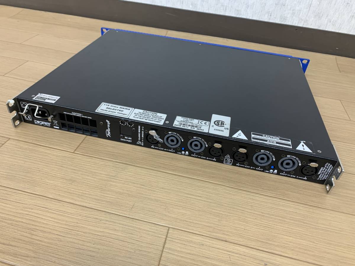 □POWERSOFT M28Q 4チャンネルパワーアンプ パワーソフト□ □POWERSOFT M28Q 4チャンネルパワーアンプ パワーソフト□