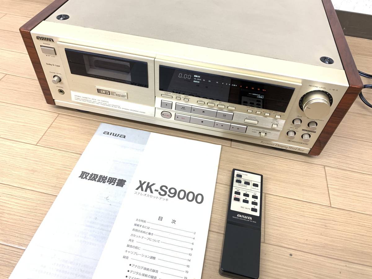 ヤフオク! - □AIWA XK-S9000 リファレンスカセットデッキ