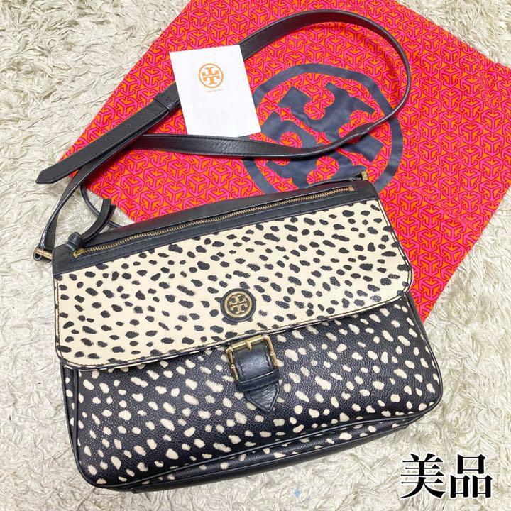 美品】Tory Burch トリーバーチ ショルダーバッグ レオパード 豹柄