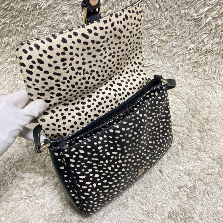 美品】Tory Burch トリーバーチ ショルダーバッグ レオパード 豹柄