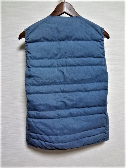 最終値下げ レア! THE NORTH FACE PURPLE LABEL (ノースフェイス パープルレーベル) ダウンベスト インナーダウン デニム風 光電子 Size:S_画像5