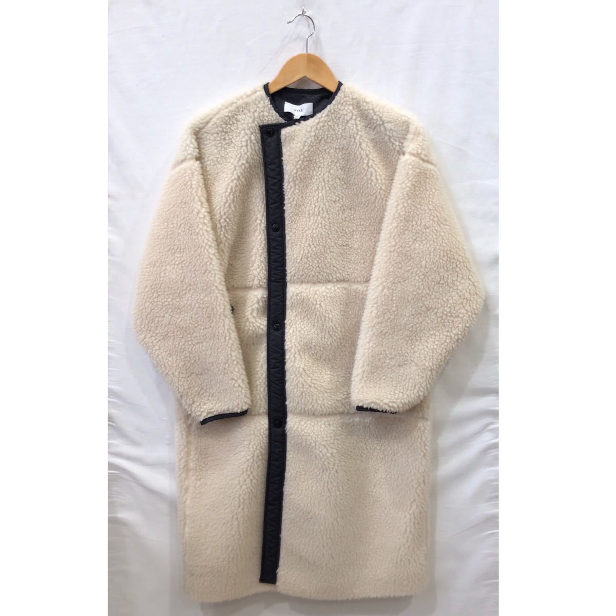 HYKE♡FAUX SHEARLING COAT-