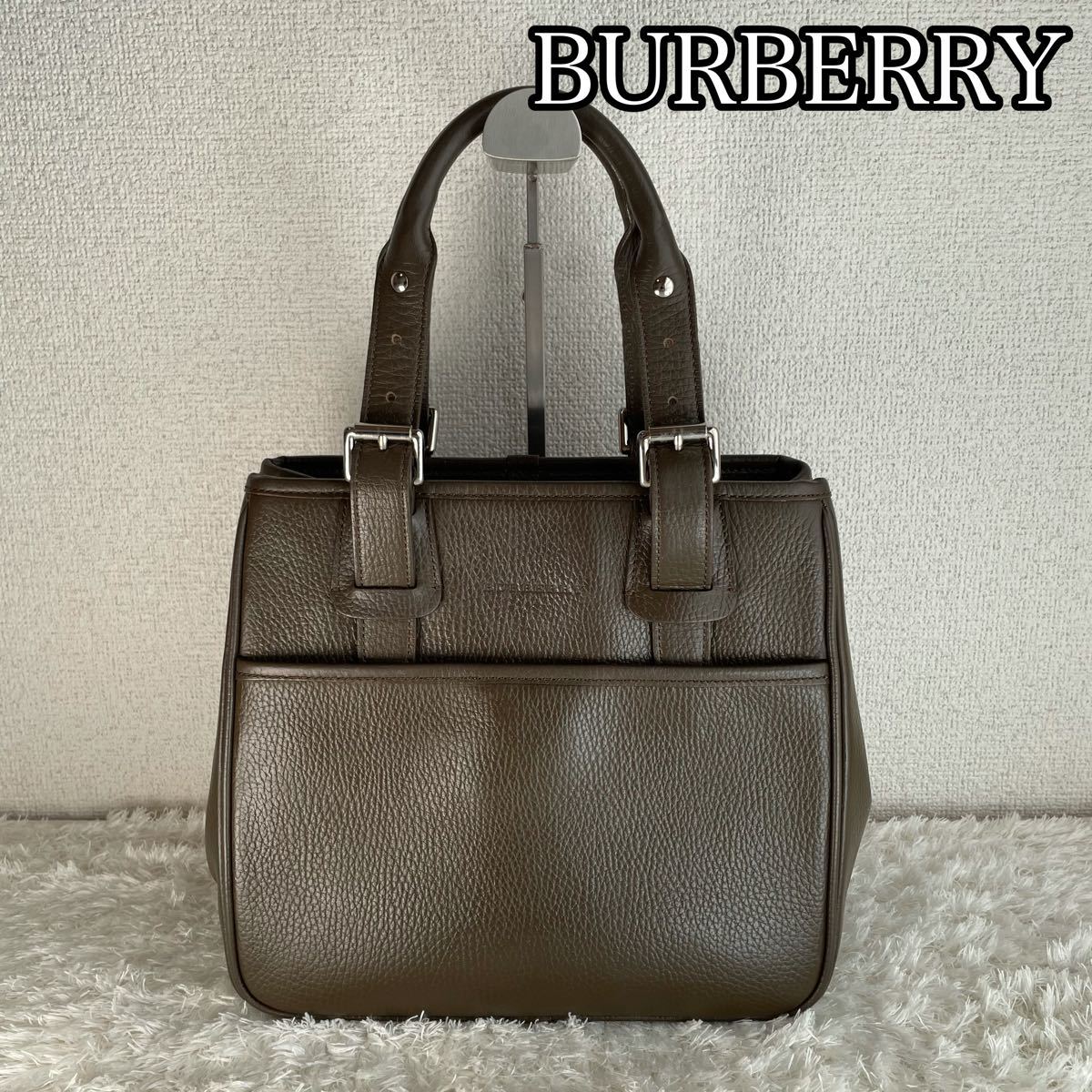 BURBERRY バーバリー ハンドバッグ トートバッグレザー 革 ノバ