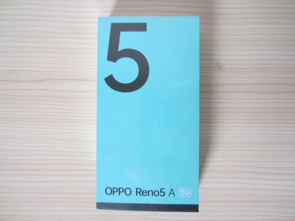 新品未開封 OPPO Reno5 A（SIMフリー版）- アイスブルー 