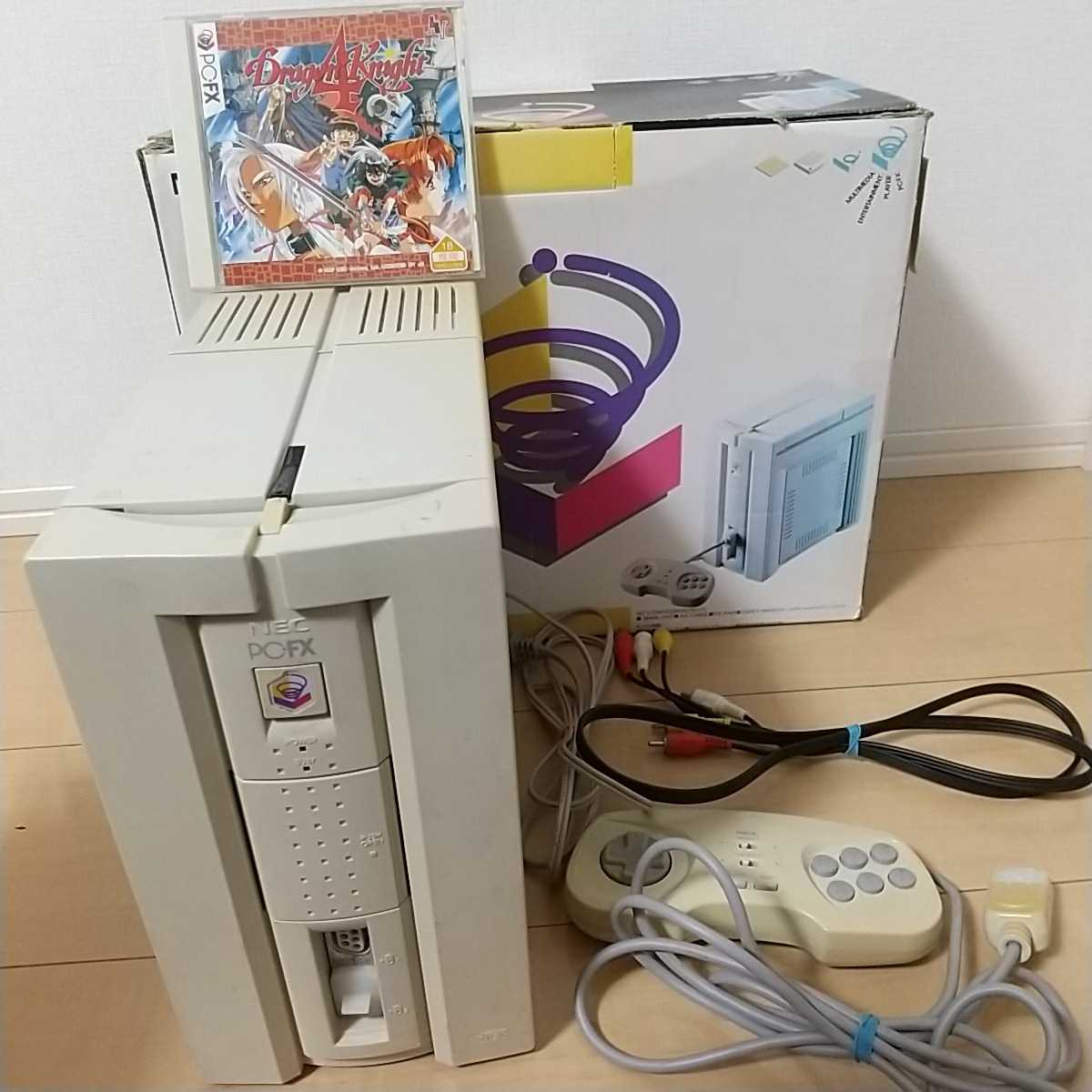 pc-fx 本体 動作品 ゲーム機 NEC 箱 説明書 ソフト(ドラゴン pc-fx 本体 動作品 ゲーム機 NEC 箱 説明書 ソフト(ドラゴン