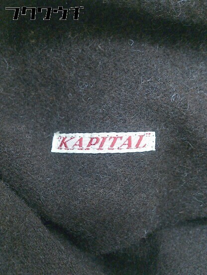 ◇ KAPITAL キャピタルピ ウール ボトルネック 刺繍 長袖 ニット セーター サイズ1 ブラウン レディース_画像4