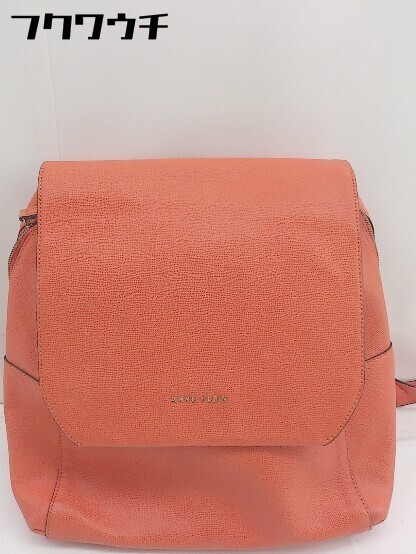 ■ ◎ ANNE KLEIN アンクライン リュック バッグ オレンジ レディース