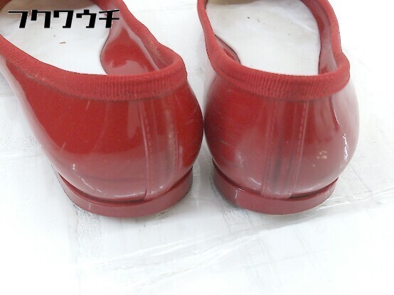Repetto レペット フラット バレエシューズ サイズ38 レッド 正規品販促激安 レペット ストラップバレエシューズ サイズ38 フラットシューズ/バレエシューズ