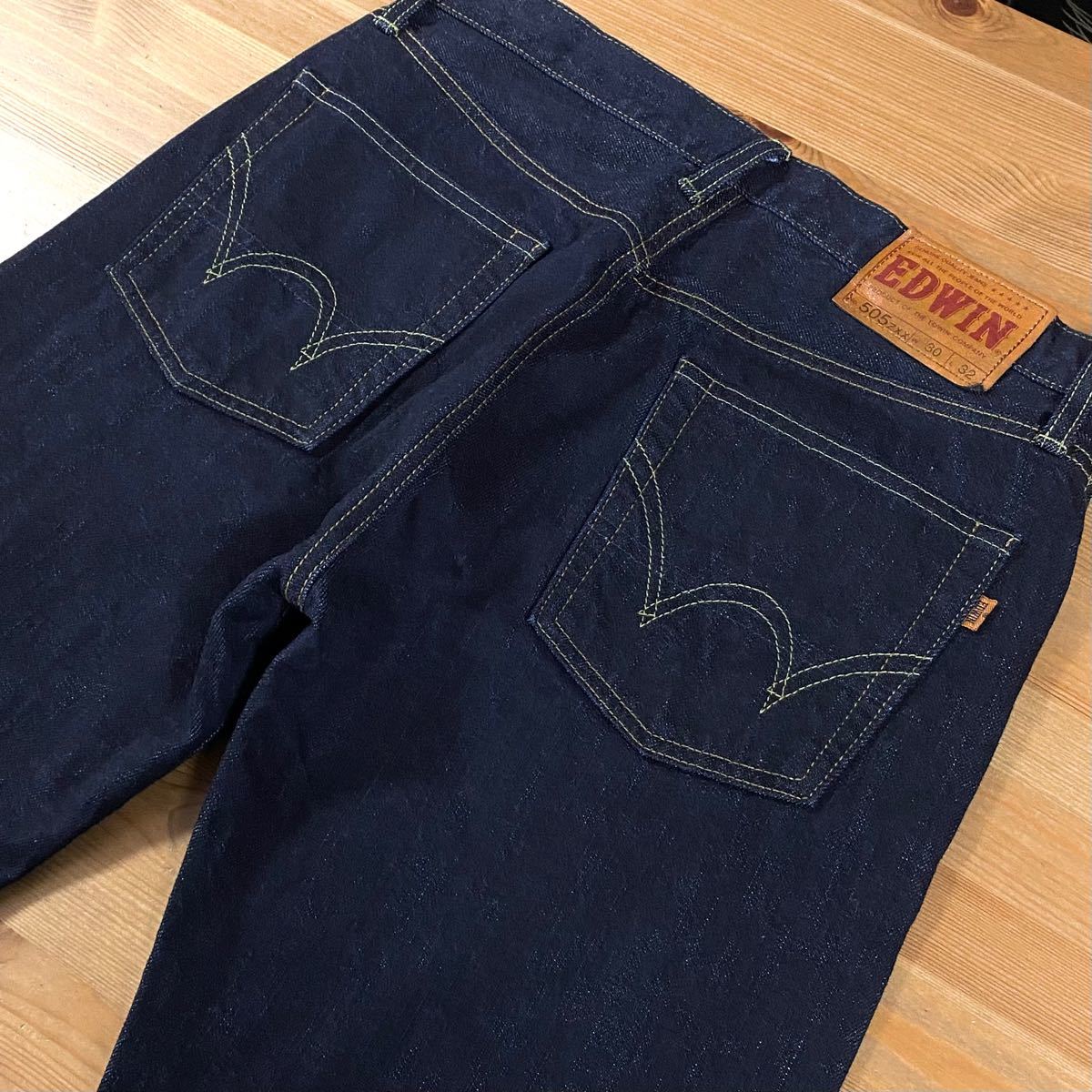 EDWIN エドウィン 505ZXX セルビッジ 赤耳 濃紺 デニムパンツ EDWIN エドウィン 505ZXX セルビッジ 赤耳 濃紺 デニムパンツ