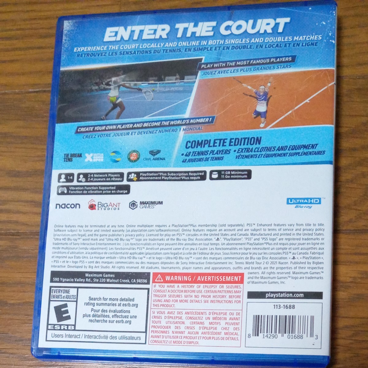 【PS5】Tennis World Tour 2 (輸入版:北米)