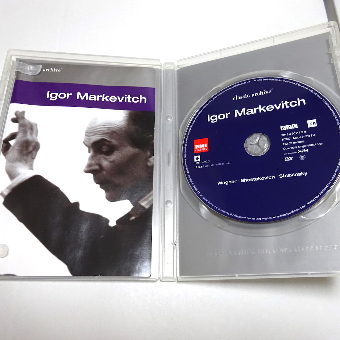 輸入盤DVD/EMI Classic Archive「ワーグナー、ショスタコーヴィチ、ストラヴィンスキー」マルケヴィチ_画像3