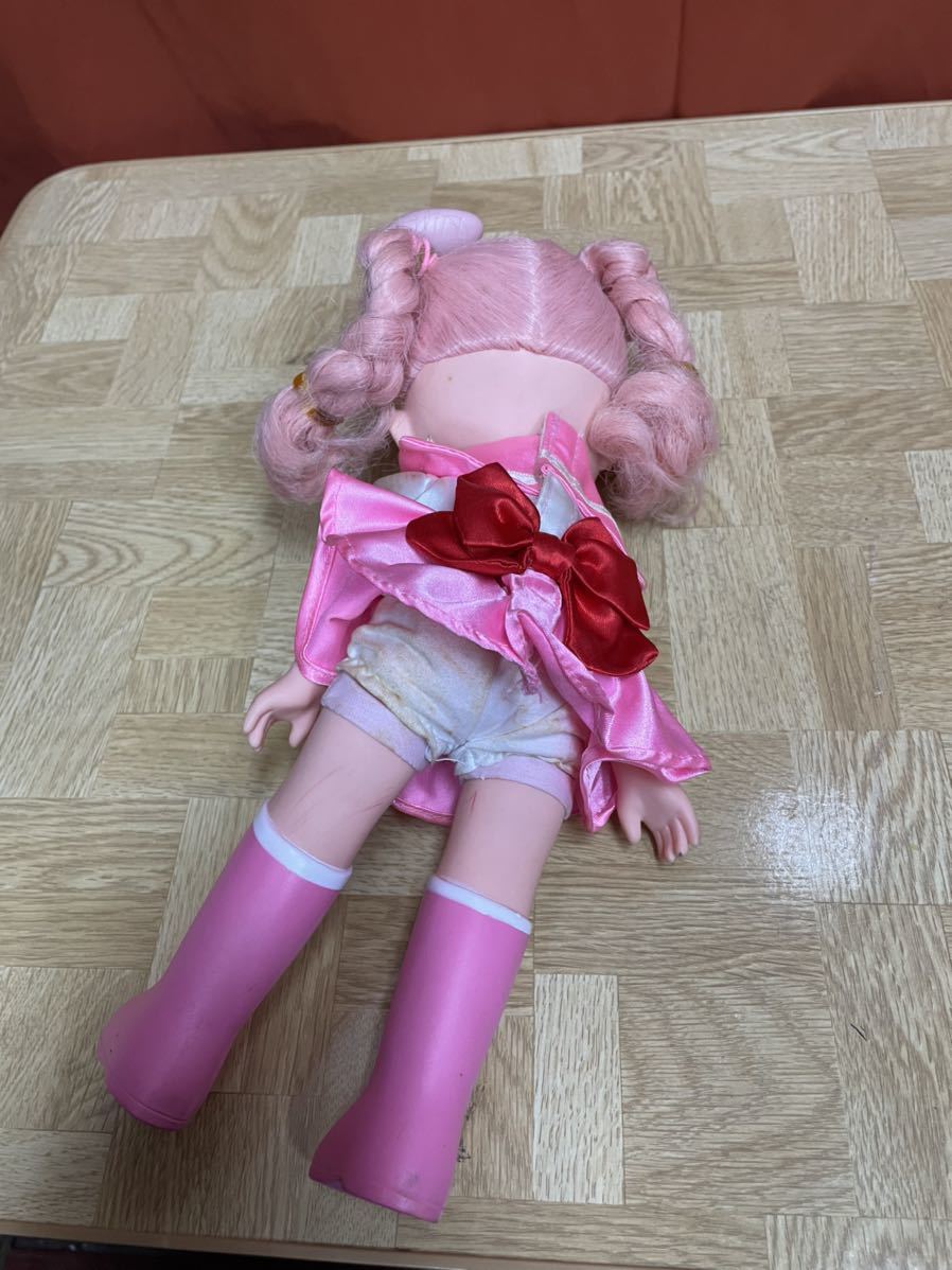 当時物 セーラームーン なかよし ちびムーン 人形 ソフビ フィギュア