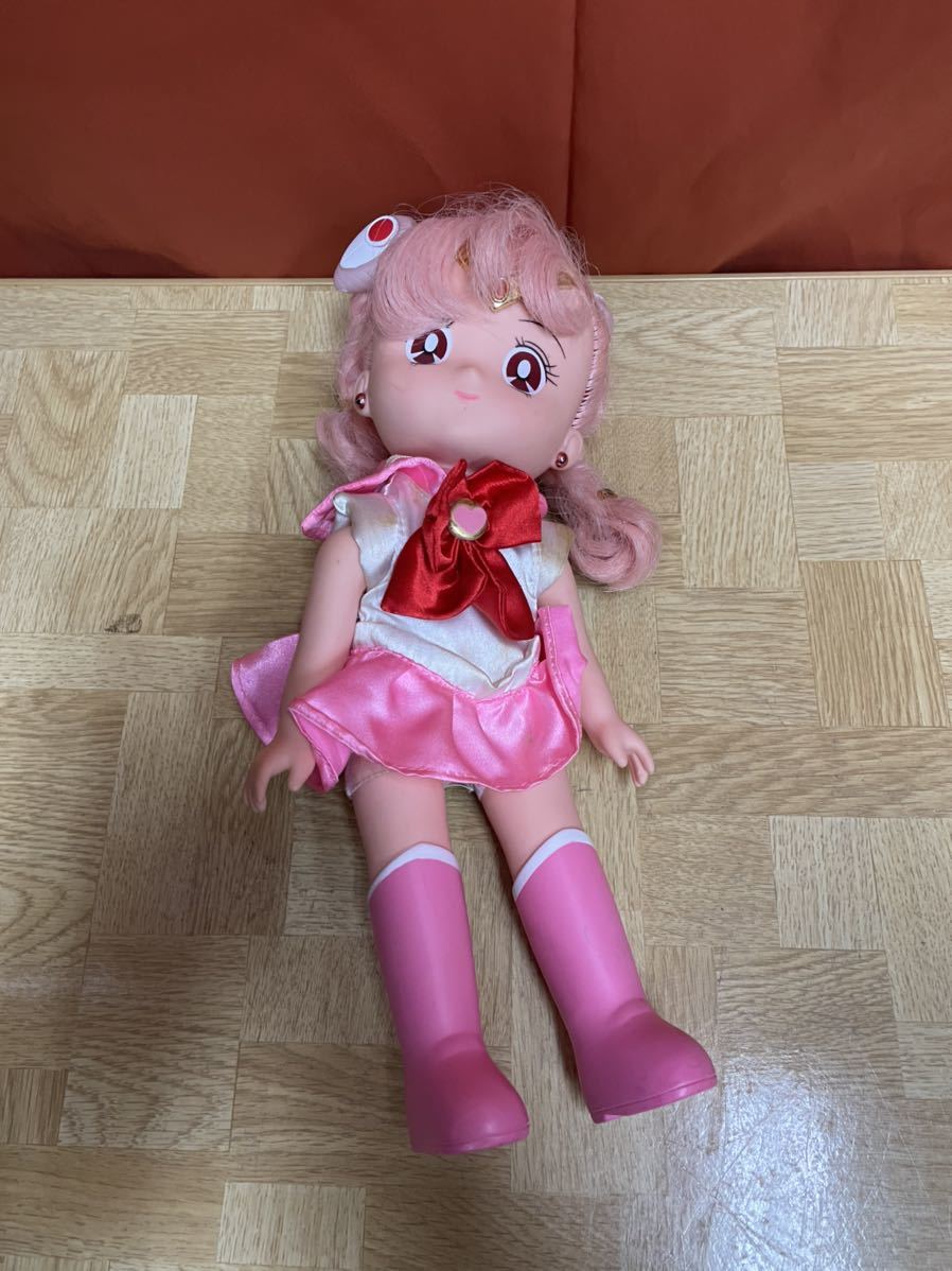 当時物 セーラームーン なかよし ちびムーン 人形 ソフビ フィギュア