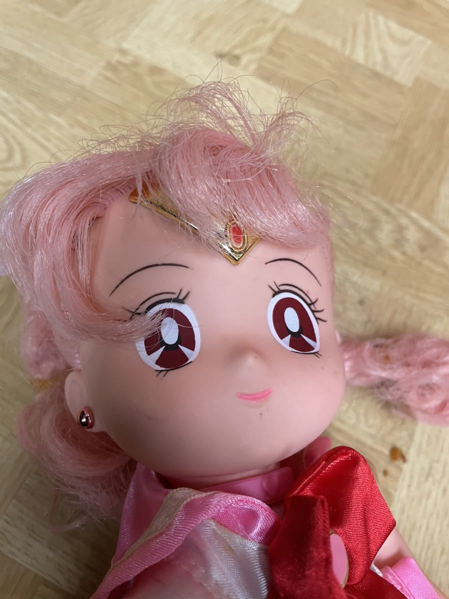 当時物 セーラームーン なかよし ちびムーン 人形 ソフビ フィギュア