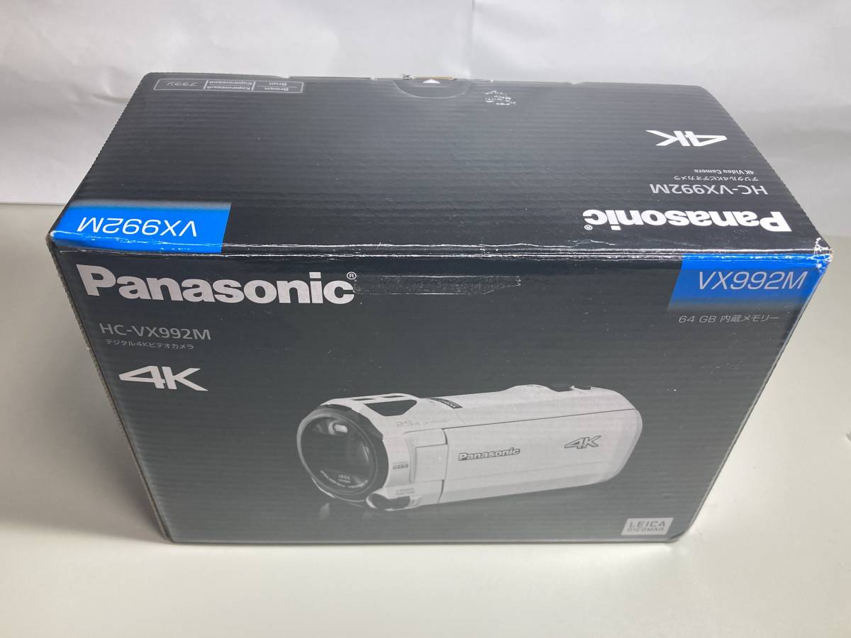 未使用 新品同様☆HC-VX992M-T [カカオブラウン] 4K ビデオカメラ