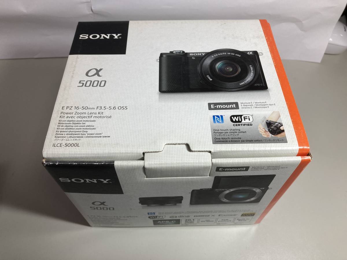 新品未使用★SONY ソニー(海外仕様) ILCE-5000L P JE3 [α5000 (アルファ5000) パワーズームレンズキット「E PZ 16-50mm F3.5-5.6 OSS」_画像4