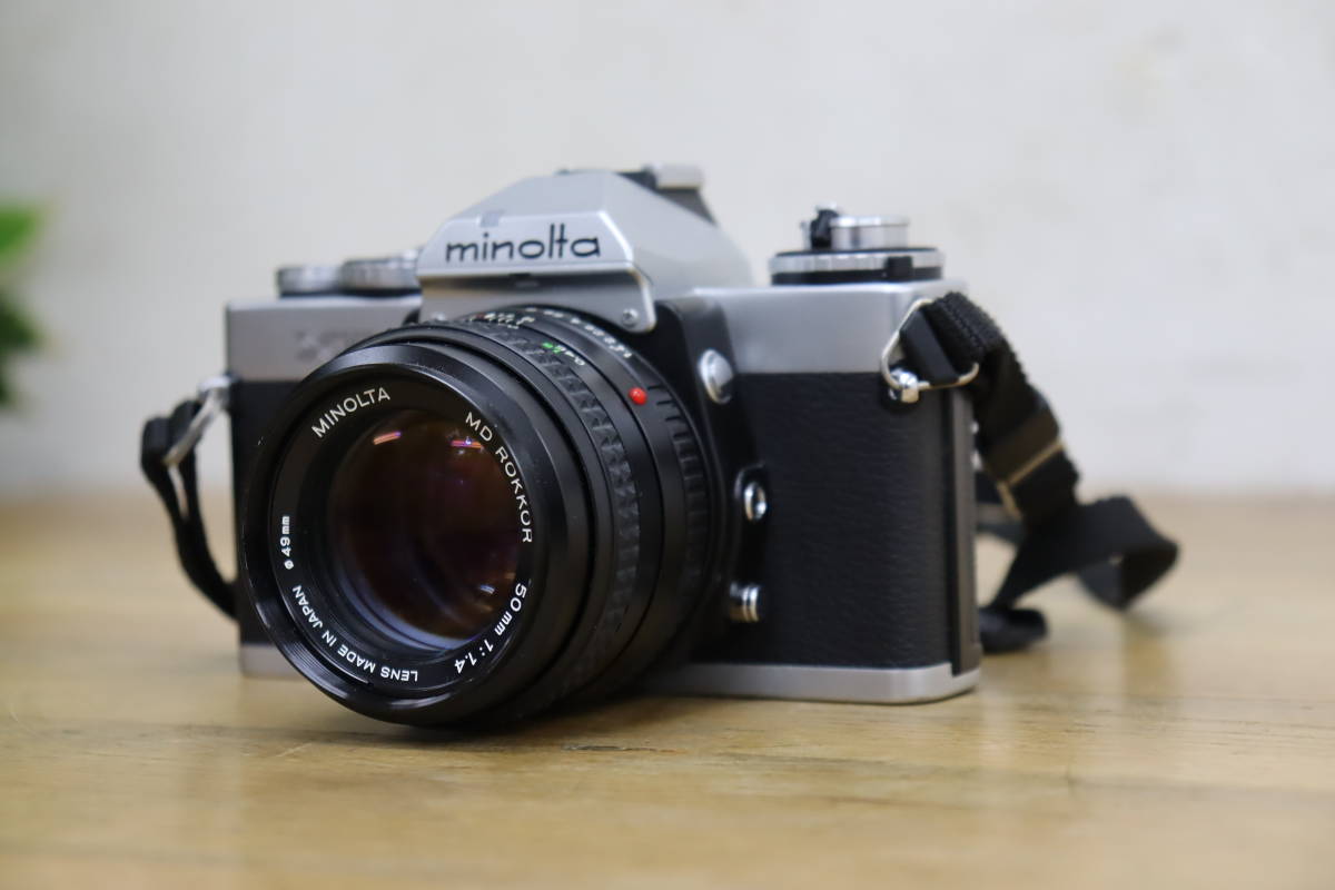 MINOLTA ミノルタ XD 一眼レフ カメラ MD ROKKOR 1:1.4 f=50mm レンズ